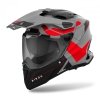 KASK MOTOCYKLOWY AIROH COMMANDER 2 REVEAL RED FLUO MATT S